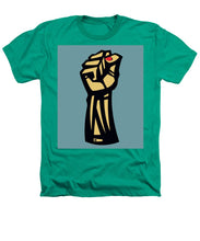 Future Is Female Empower Women Fist - Heathers T-Shirt Heathers T-Shirt Pixels Kelly Green Small 