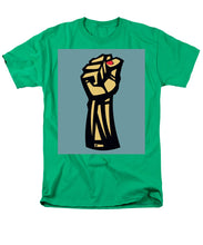 Future Is Female Empower Women Fist - Men's T-Shirt  (Regular Fit) Men's T-Shirt (Regular Fit) Pixels Kelly Green Small 