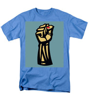 Future Is Female Empower Women Fist - Men's T-Shirt  (Regular Fit) Men's T-Shirt (Regular Fit) Pixels Carolina Blue Small 