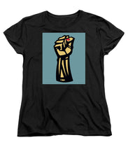Future Is Female Empower Women Fist - Women's T-Shirt (Standard Fit) Women's T-Shirt (Standard Fit) Pixels Black Small 