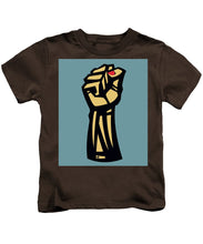 Future Is Female Empower Women Fist - Kids T-Shirt Kids T-Shirt Pixels Coffee Small 