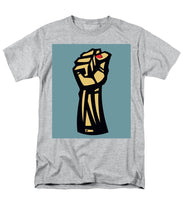 Future Is Female Empower Women Fist - Men's T-Shirt  (Regular Fit) Men's T-Shirt (Regular Fit) Pixels Heather Small 