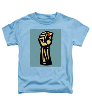 Future Is Female Empower Women Fist - Toddler T-Shirt Toddler T-Shirt Pixels Carolina Blue Small 