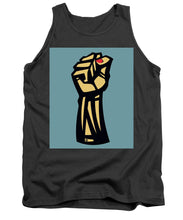 Future Is Female Empower Women Fist - Tank Top Tank Top Pixels Charcoal Small 