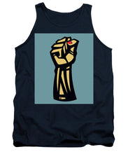 Future Is Female Empower Women Fist - Tank Top Tank Top Pixels Navy Small 
