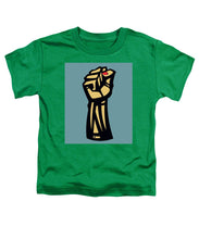 Future Is Female Empower Women Fist - Toddler T-Shirt Toddler T-Shirt Pixels Kelly Green Small 