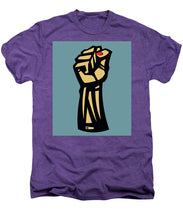 Future Is Female Empower Women Fist - Men's Premium T-Shirt Men's Premium T-Shirt Pixels Deep Purple Heather Small 
