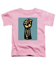 Future Is Female Empower Women Fist - Toddler T-Shirt Toddler T-Shirt Pixels Pink Small 