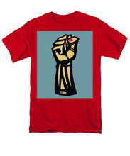 Future Is Female Empower Women Fist - Men's T-Shirt  (Regular Fit) Men's T-Shirt (Regular Fit) Pixels Red Small 