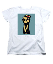 Future Is Female Empower Women Fist - Women's T-Shirt (Standard Fit) Women's T-Shirt (Standard Fit) Pixels White Small 