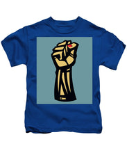 Future Is Female Empower Women Fist - Kids T-Shirt Kids T-Shirt Pixels Royal Small 