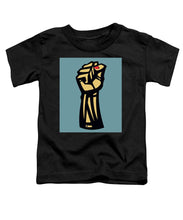 Future Is Female Empower Women Fist - Toddler T-Shirt Toddler T-Shirt Pixels Black Small 