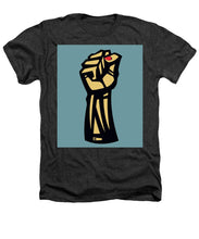 Future Is Female Empower Women Fist - Heathers T-Shirt Heathers T-Shirt Pixels Charcoal Small 