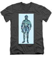 Glass Knight                                                     - Men's V-Neck T-Shirt
