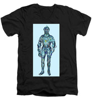 Glass Knight                                                     - Men's V-Neck T-Shirt