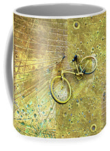 Gold Bike On Gold - Mug