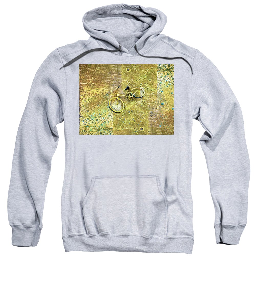 Gold Bike On Gold - Sweatshirt