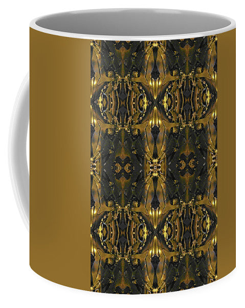 Gold Black Motorcycle - Mug