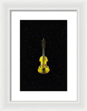 Gold Viola - Framed Print
