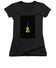 Gold Viola - Women's V-Neck (Athletic Fit)