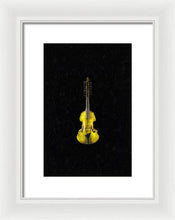 Gold Viola - Framed Print