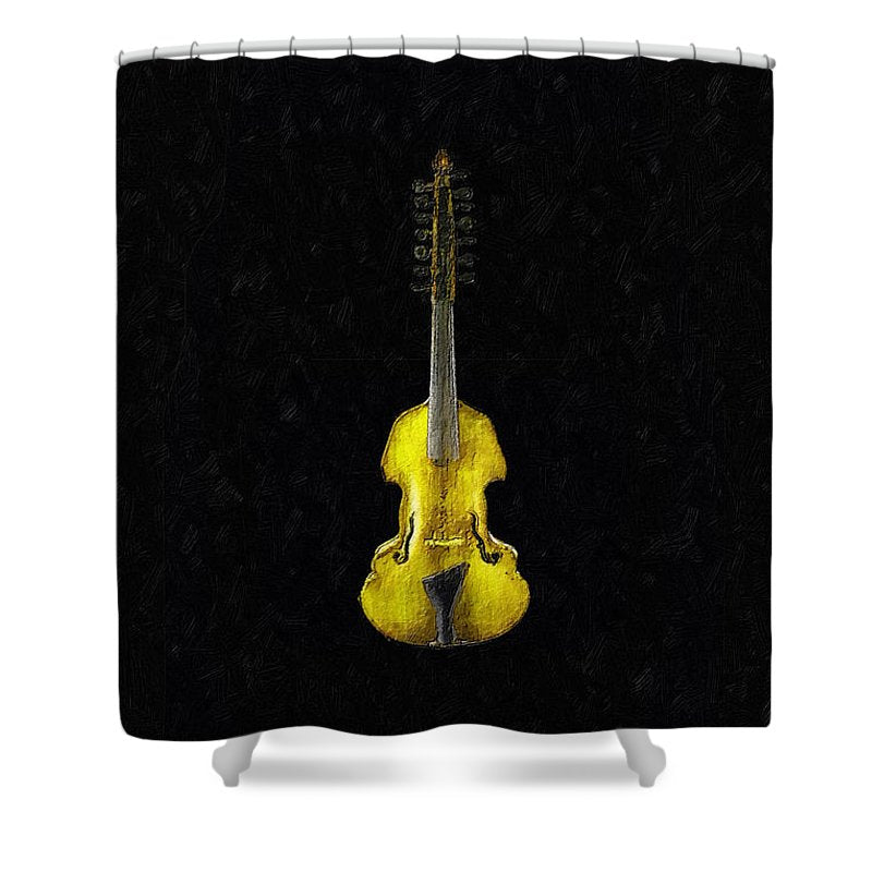 Gold Viola - Shower Curtain