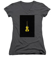 Gold Viola - Women's V-Neck (Athletic Fit)