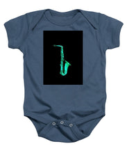Green Saxophone - Baby Onesie