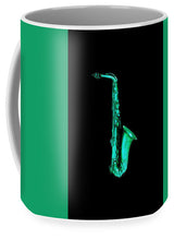 Green Saxophone - Mug