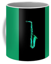 Green Saxophone - Mug