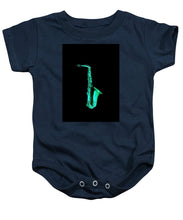 Green Saxophone - Baby Onesie