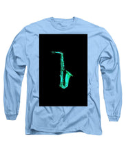 Green Saxophone - Long Sleeve T-Shirt
