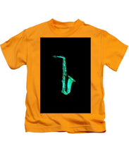 Green Saxophone - Kids T-Shirt