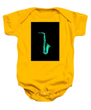 Green Saxophone - Baby Onesie