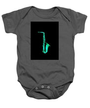 Green Saxophone - Baby Onesie