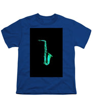 Green Saxophone - Youth T-Shirt