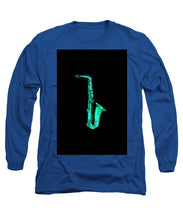 Green Saxophone - Long Sleeve T-Shirt
