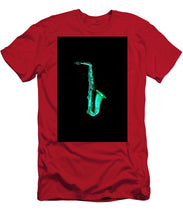 Green Saxophone - Men's T-Shirt (Athletic Fit)