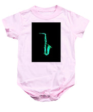 Green Saxophone - Baby Onesie