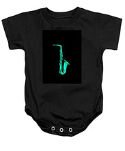 Green Saxophone - Baby Onesie