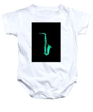 Green Saxophone - Baby Onesie