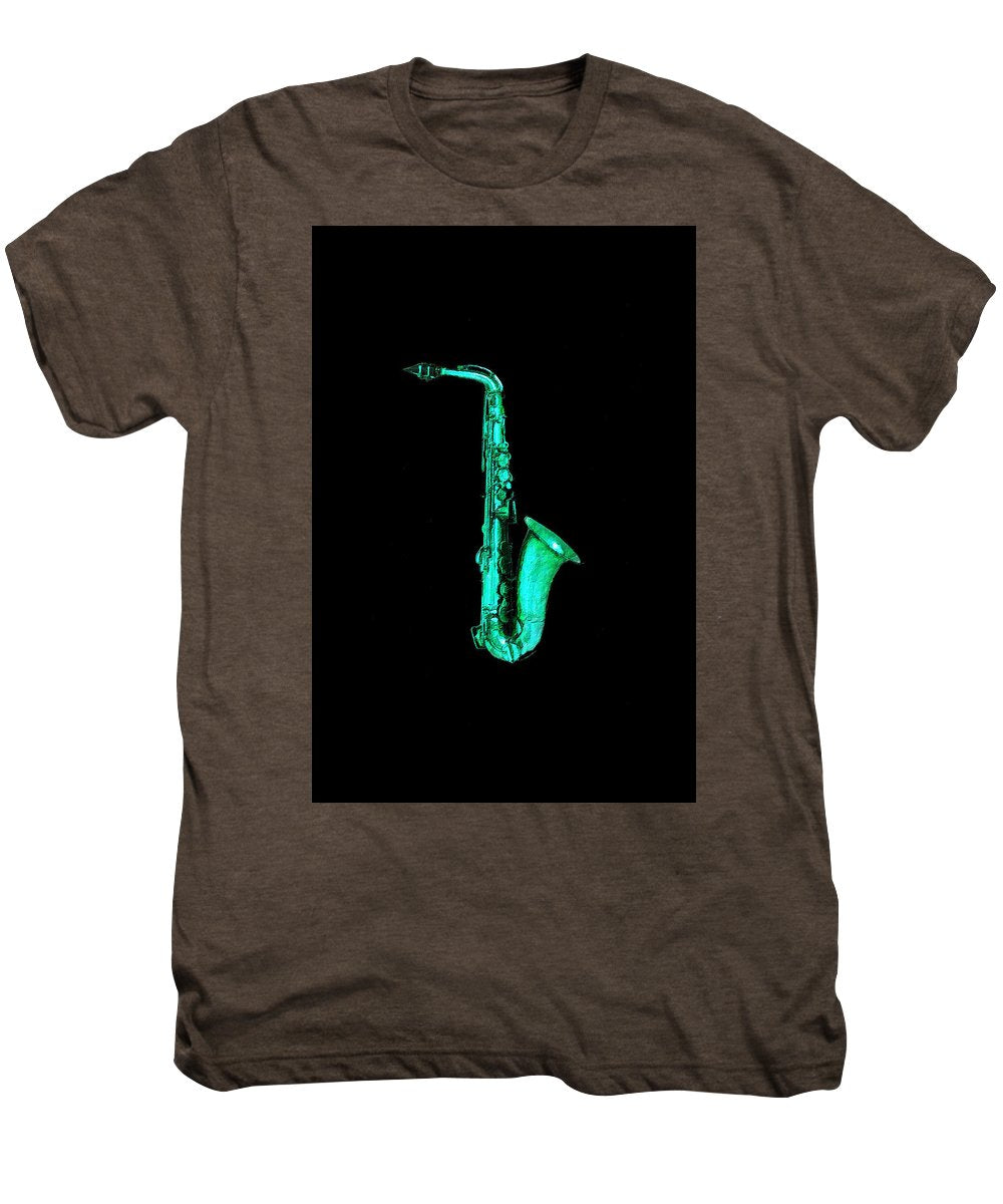 Green Saxophone - Men's Premium T-Shirt