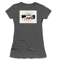 Grunge Background  - Women's T-Shirt (Athletic Fit) Women's T-Shirt (Athletic Fit) Pixels Charcoal Small 