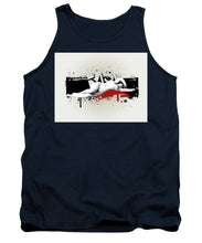 Grunge Background  - Tank Top Tank Top Pixels Navy Small 