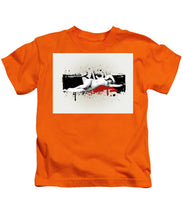 Grunge Background  - Kids T-Shirt Kids T-Shirt Pixels Orange Small 