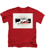 Grunge Background  - Kids T-Shirt Kids T-Shirt Pixels Red Small 