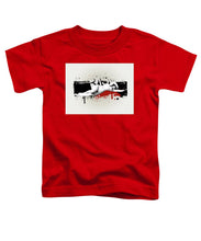Grunge Background  - Toddler T-Shirt Toddler T-Shirt Pixels Red Small 