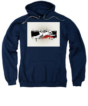 Grunge Background  - Sweatshirt Sweatshirt Pixels Navy Small 