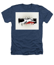 Grunge Background  - Heathers T-Shirt Heathers T-Shirt Pixels Navy Small 