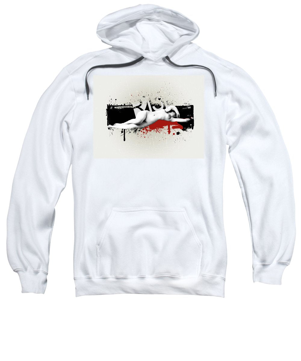 Grunge Background  - Sweatshirt Sweatshirt Pixels White Small 